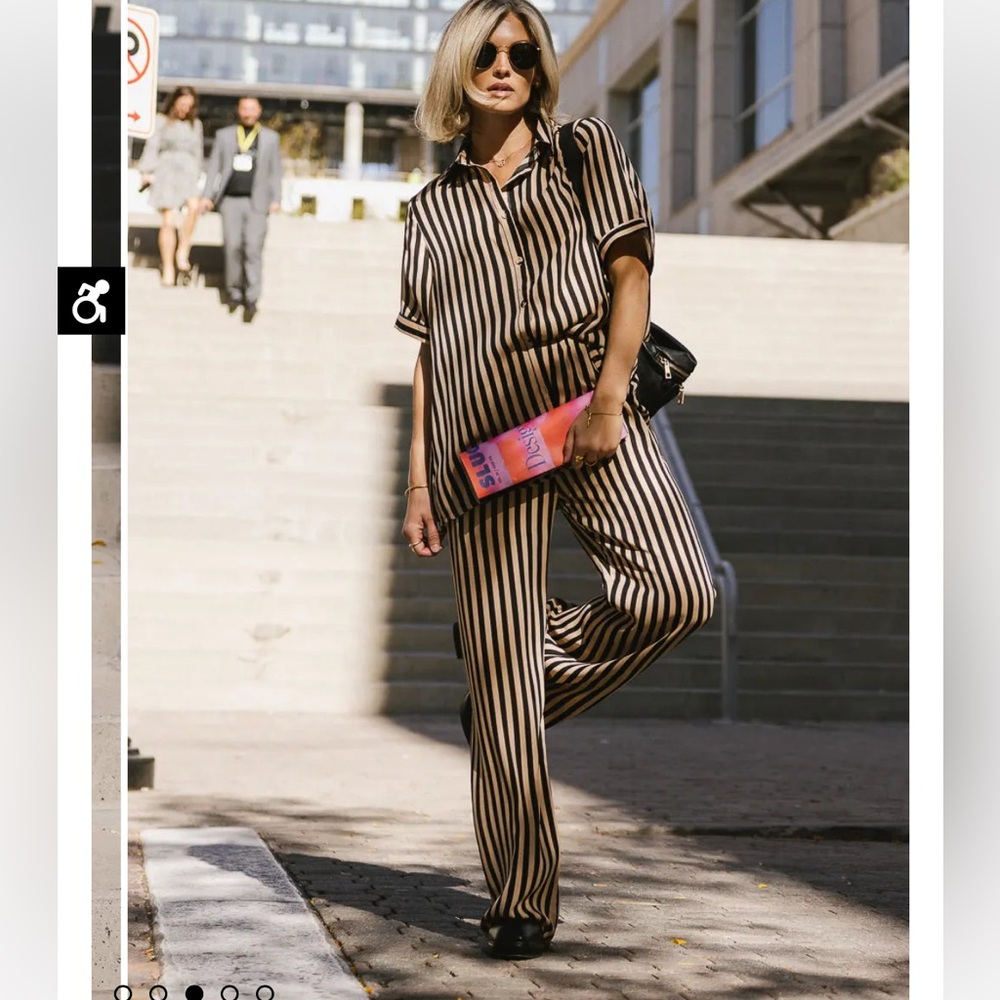 Bohme Max Striped Set - Sold out. NWT RP$100. Top S, Bottoms L. Fits size 2-6.